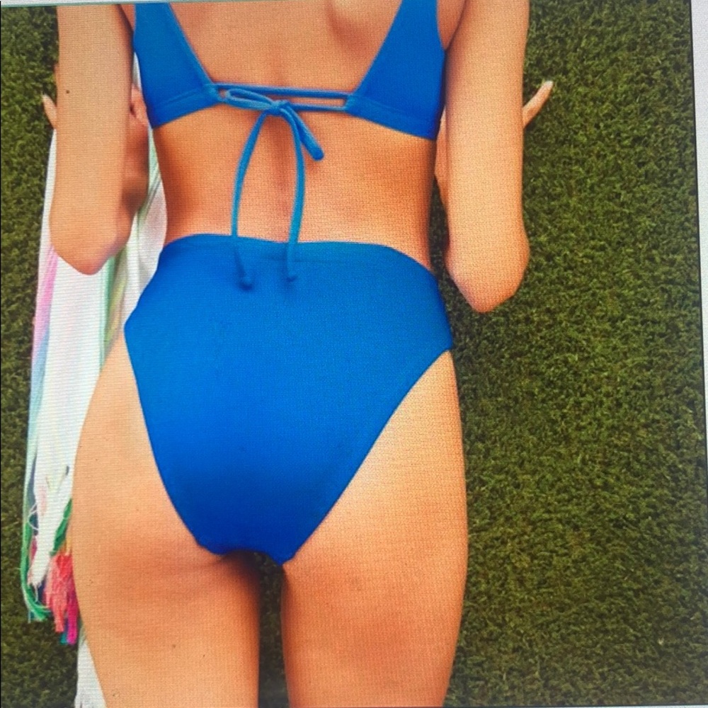 Becca Danielle High Waist Brazilian Bikini Bottom - Picture 2 of 11